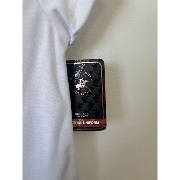 Beverly Hills Polo Club Girls' School Uniform Polo  – Size S (4) – 2-Pack – NWT - Picture 2 of 4